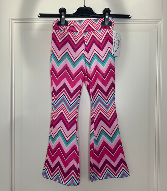 Zigzag flair roze