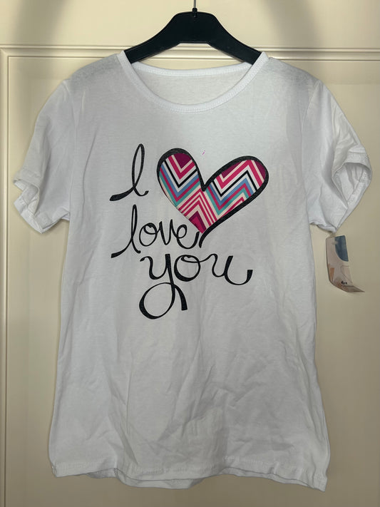 I love you t-shirt meisjes