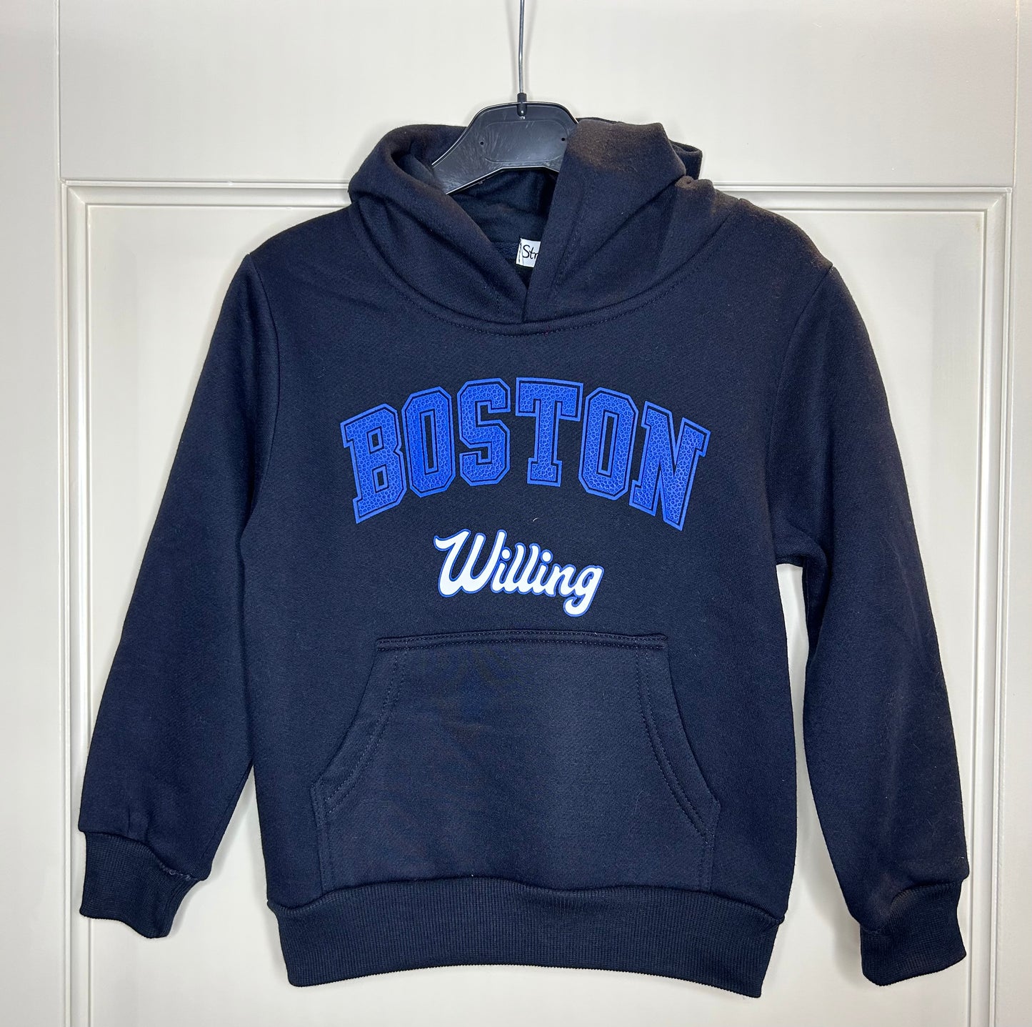 Boston jongens hoodie donker blauw