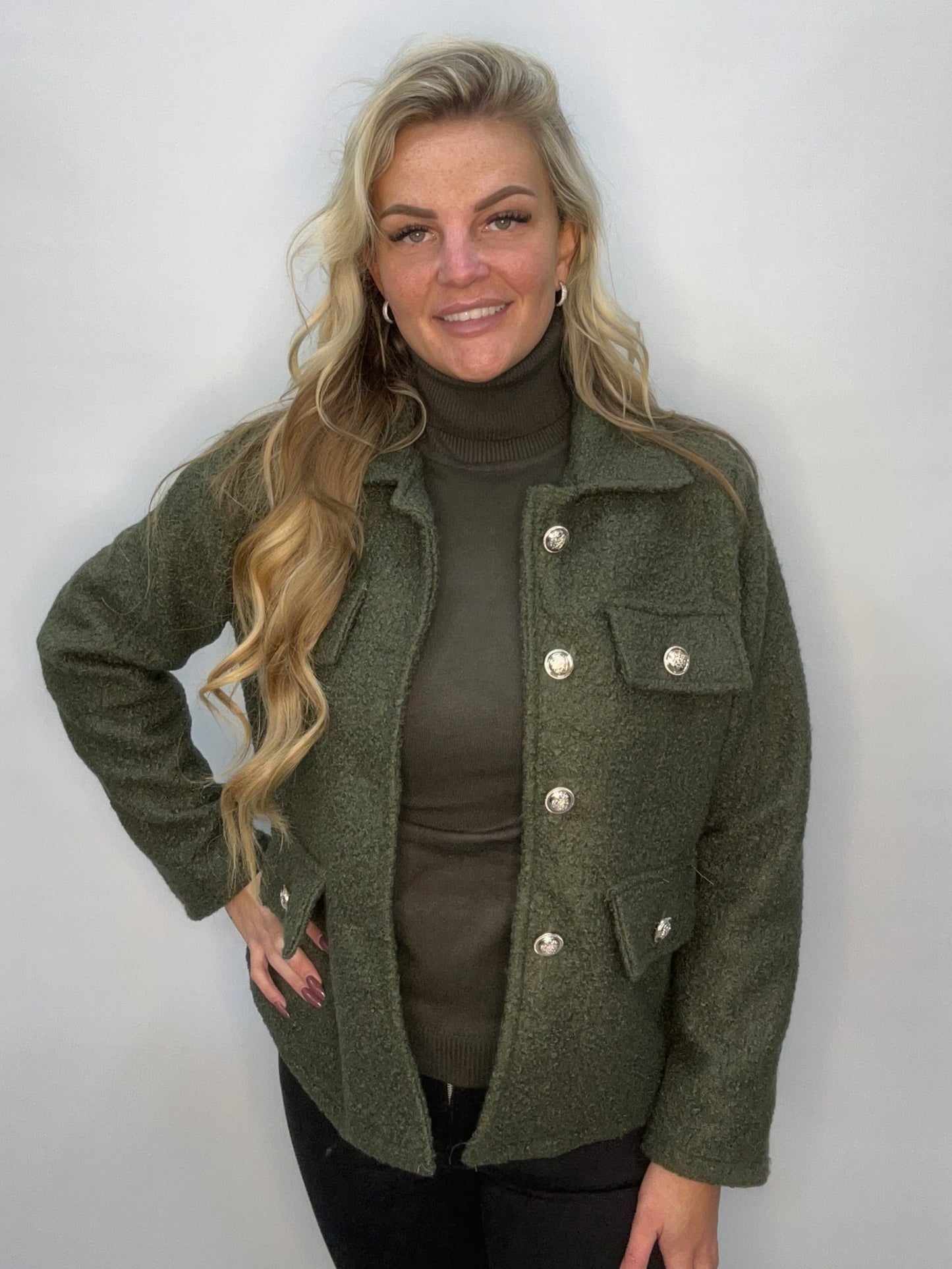 Boucle jasje Army Groen