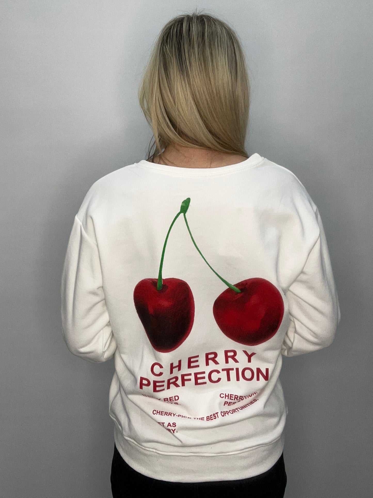 CHERRY PICKED PERFECTION SWEATER