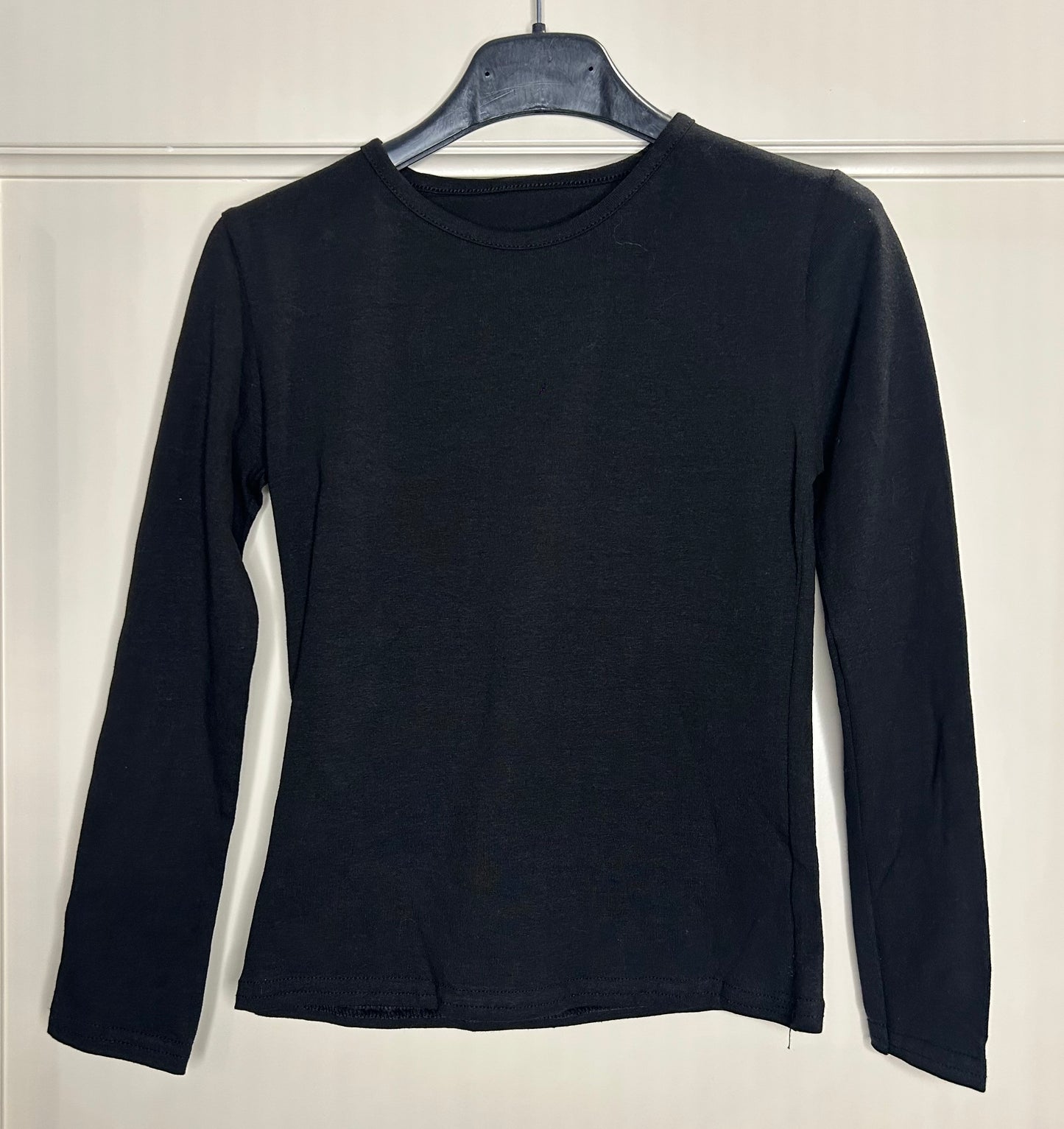 Basic zwart lange mouwen shirt meisjes