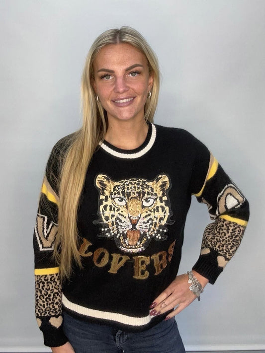 Lovers leopard sweater