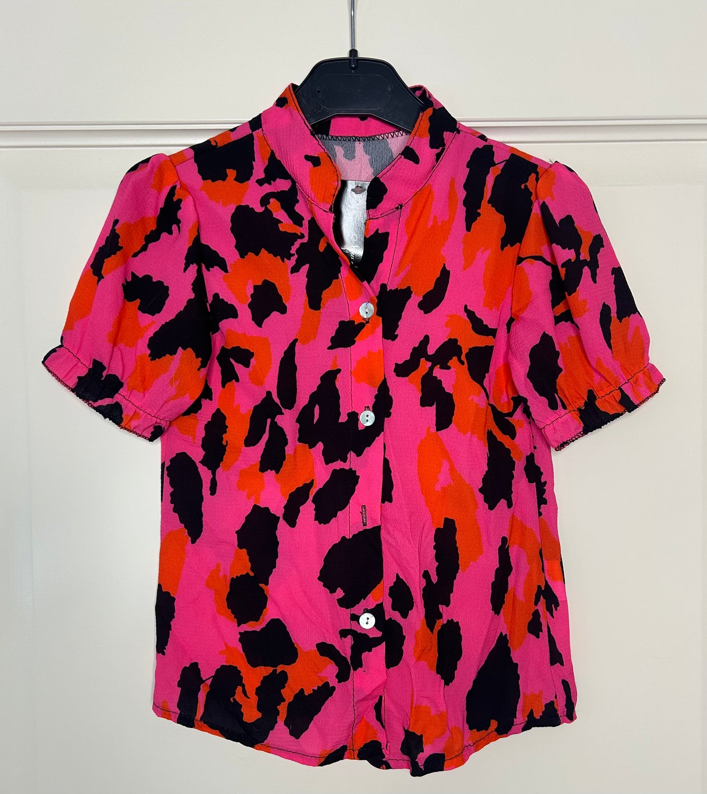 Neon roze blouse meisjes