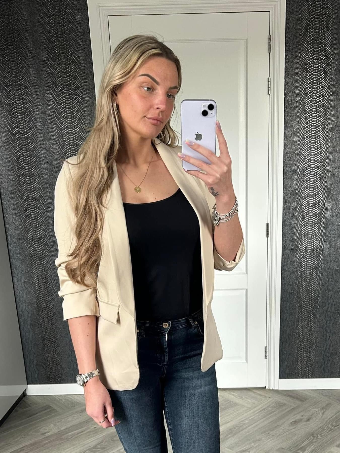 Beige blazer