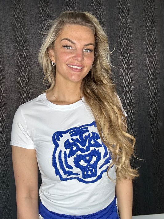 Blue tiger top