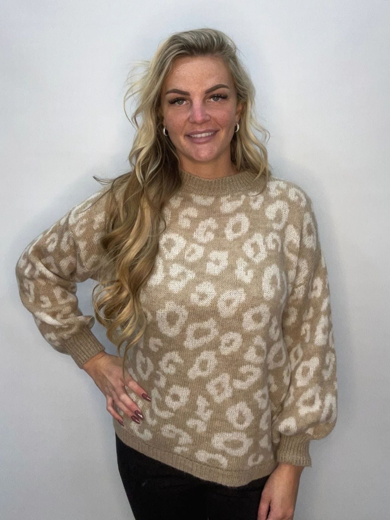 Leopard sweater in 6 kleuren