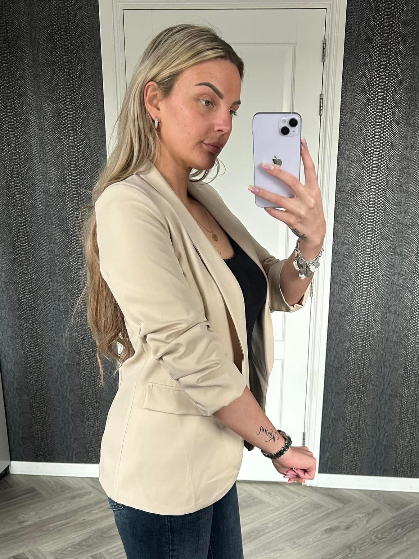 Beige blazer